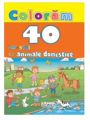 Colorăm. 40 imagini cu animale domestice - Paperback - *** - Erc Press