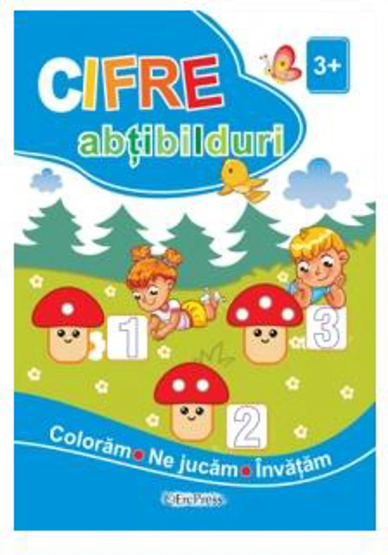 Cifre cu abțibilduri (3 ani +) - Paperback - *** - Erc Press