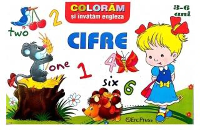 Colorăm și învățăm engleza. Cifre - Paperback - *** - Erc Press