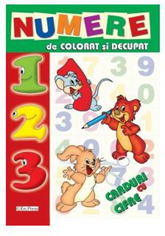 Numere de colorat și decupat - Paperback - *** - Erc Press
