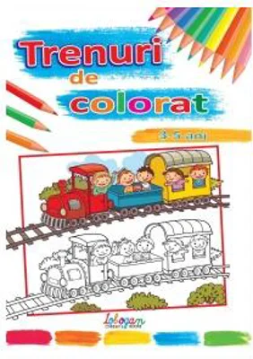 Trenuri de colorat (3-5 ani) - Paperback - *** - Erc Press