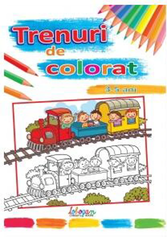 Trenuri de colorat (3-5 ani) - Paperback - *** - Erc Press