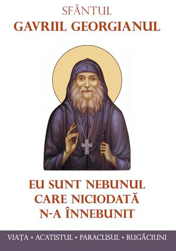 Eu sunt nebunul care niciodată n‑a înnebunit - Paperback brosat - Sfântul Gavriil Georgianul - De Suflet