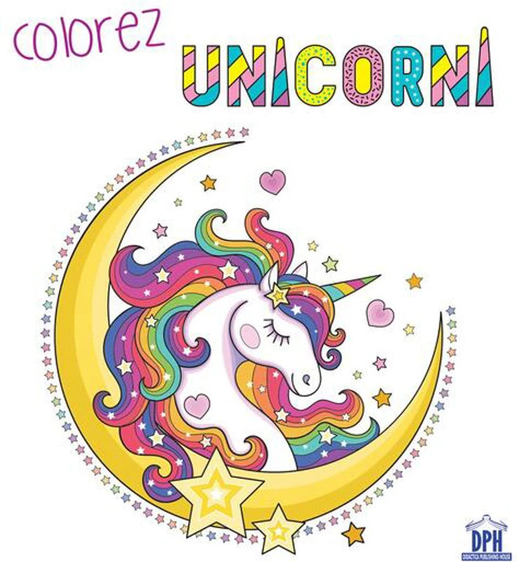Colorez unicorni - carte de colorat - Paperback brosat - *** - Didactica Publishing House
