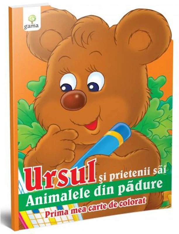 Ursul şi prietenii săi. Prima mea carte de colorat - Paperback brosat - *** - Gama