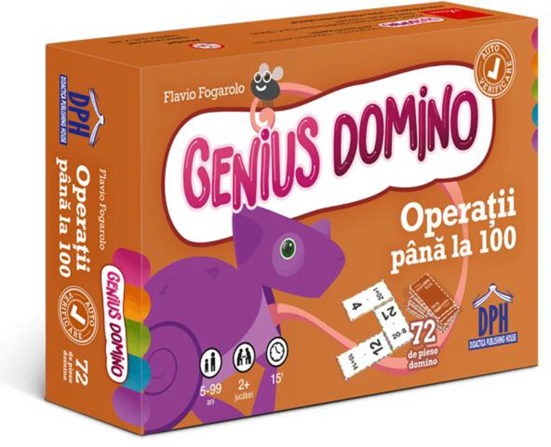 Genius domino. Operatii pana la 100 - Flavio Fogarolo