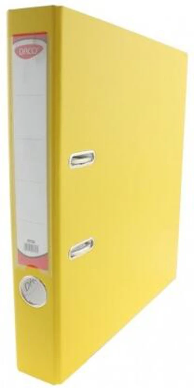 Biblioraft plastifiat 50 mm DACO, galben - BP150G - ***