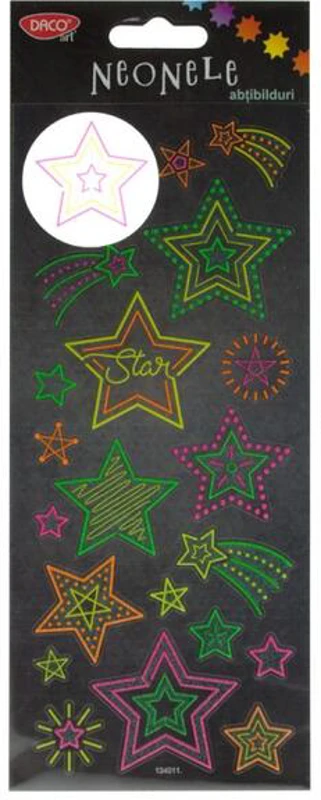 Abțibild DACO Neonele, stele - AB051 - ***