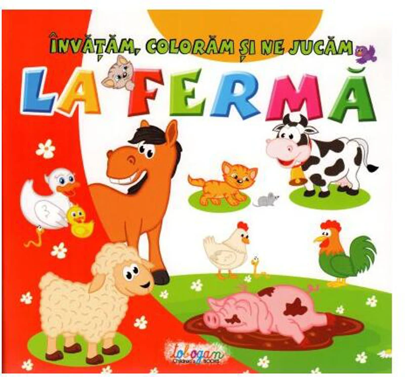 Învățăm, colorăm și ne jucăm la fermă - Paperback brosat - *** - Erc Press