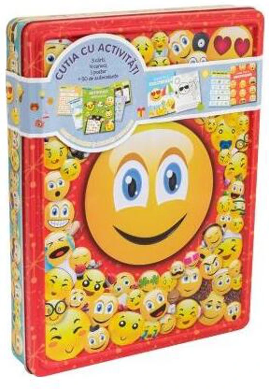 Cutie emoticon – Cutia cu activități - Board book - Litera