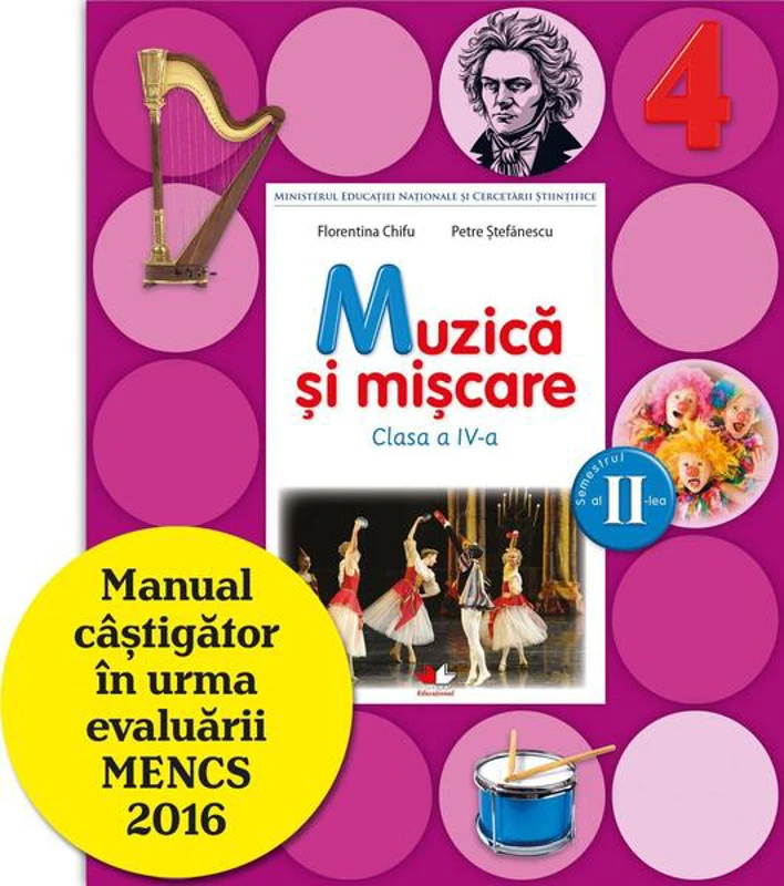 Muzică și mișcare. Manual pentru clasa a IV-a - Paperback brosat - Florentina Chifu, Petre Ștefănescu - Litera