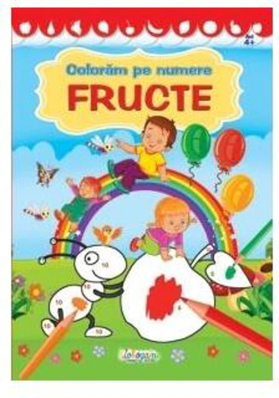 Fructe. Colorăm pe numere - Paperback brosat - *** - Erc Press