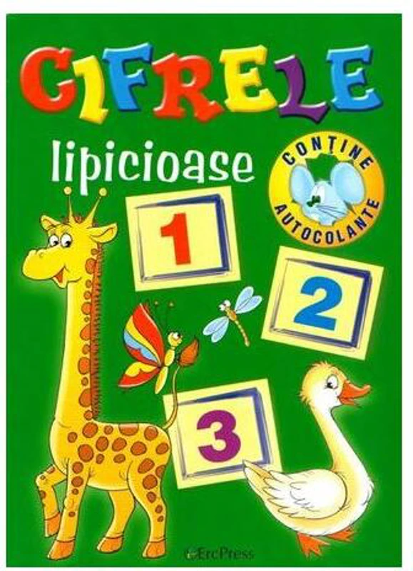 Cifrele lipicioase. Conține 90 de autocolante - Paperback brosat - *** - Erc Press