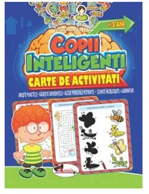 Jocuri pentru copii inteligenți, +3 ani. Carte de activități - Paperback - *** - Aramis