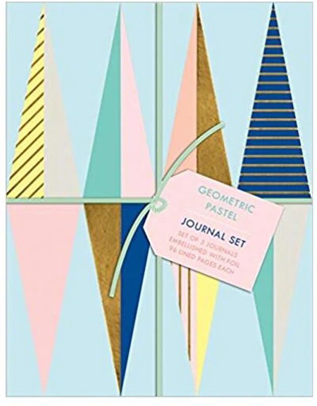 Geometric Pastel Journal Set - Paperback - *** - Galison