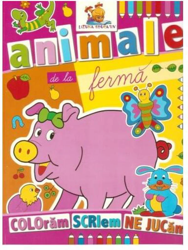 Animale de la fermă. Carte de colorat - Paperback brosat - *** - Lizuka Educativ