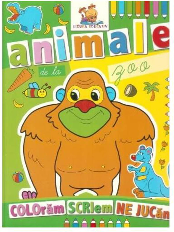 Animale de la zoo. Carte de colorat - Paperback brosat - *** - Lizuka Educativ