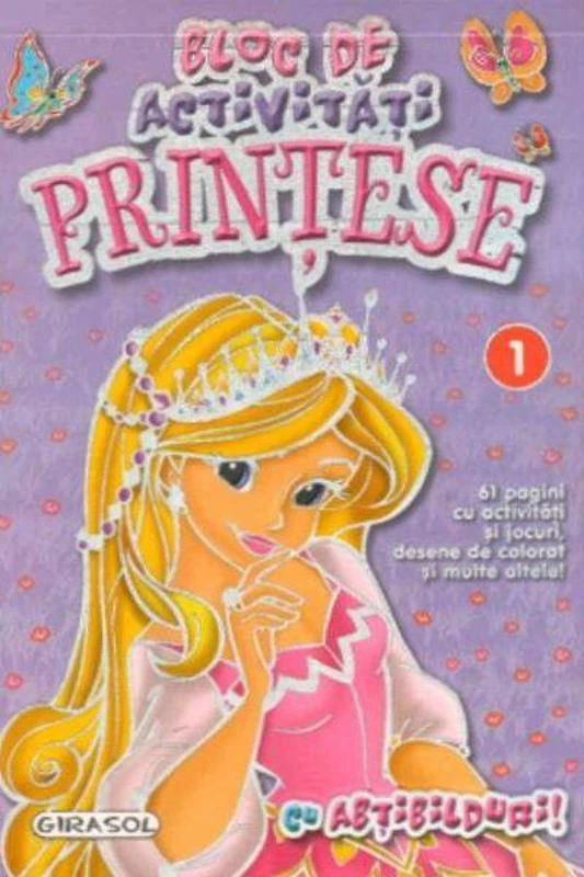 Bloc de activități. Prințese 1 - Paperback brosat - *** - Girasol