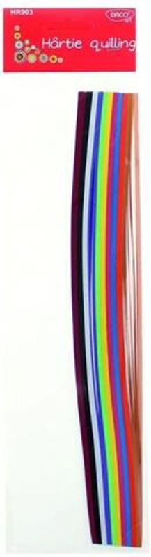 Hârtie pentru quilling DACO 30x0.3cm 300/set - HR903 - ***