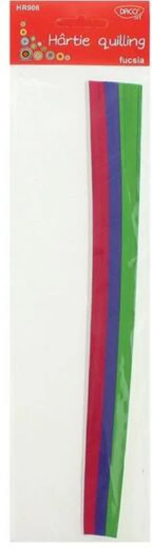 Hârtie pentru quilling Fucsia DACO 30x0.5cm 200/set - HR906 - ***