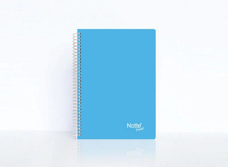 Caiet matematică Notte Trend, A5, cu spiră, 60 file, Polipropilenă  -  ASD61351 - ***
