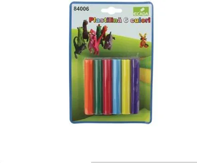Plastilină 6 culori ECADA - ***