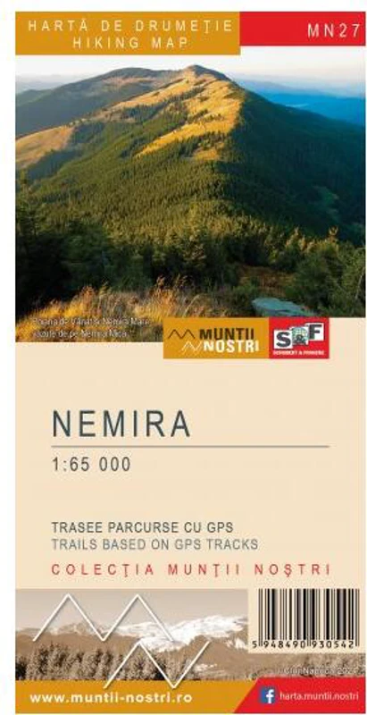 Munții Nemira. Hartă de drumeție - Paperback - *** - Schubert & Franzke