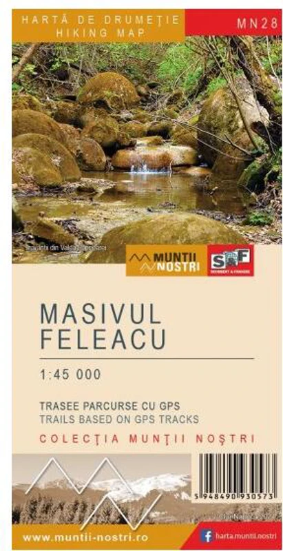 Masivul Feleacu. Hartă de drumeție - Paperback - *** - Schubert & Franzke