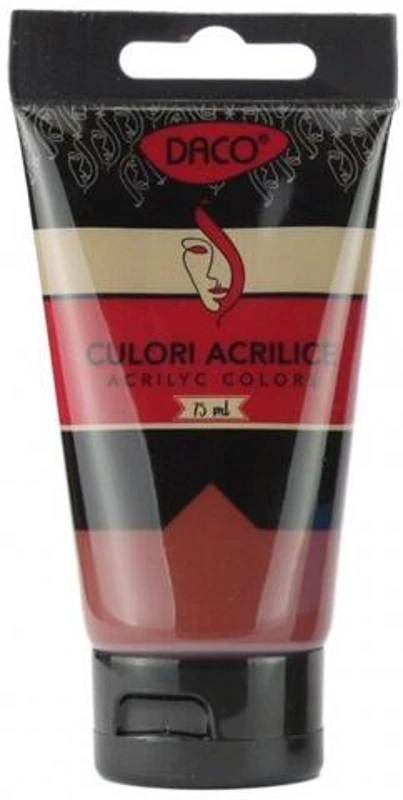 Culori acril 75 ml DACO, siena arsă - ***