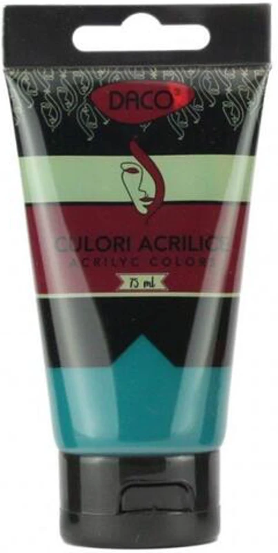 Culori acril 75 ml DACO, verde turquise - ***