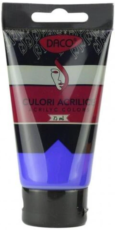 Culori acril 75 ml DACO, albastru ultramarin - ***