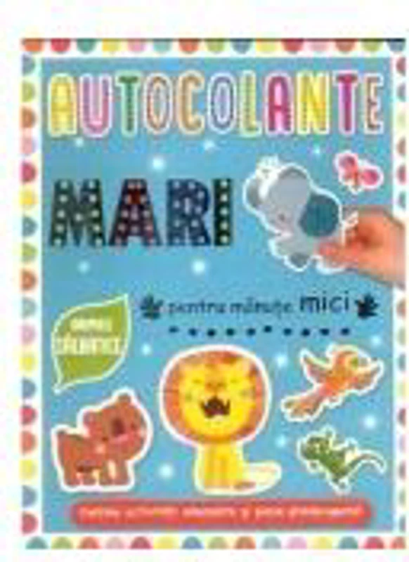 Autocolante mari pentru mănuțe mici. Animale sălbatice - Paperback - *** - Prut