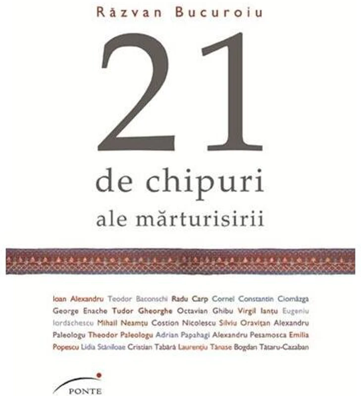 21 de chipuri ale mărturisirii - Paperback - Răzvan Bucuroiu - Ponte