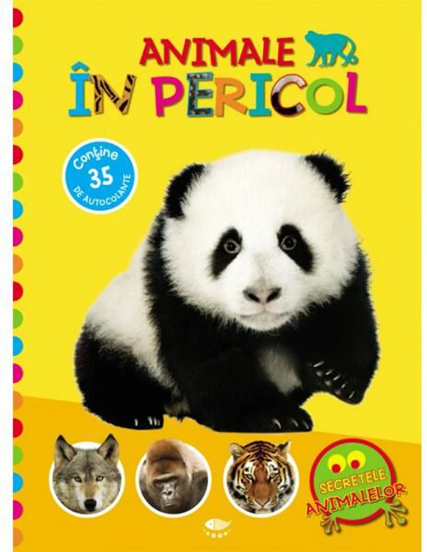 Animale în pericol. Conține 35 de autocolante - Paperback brosat - Autor Colectiv - Prut