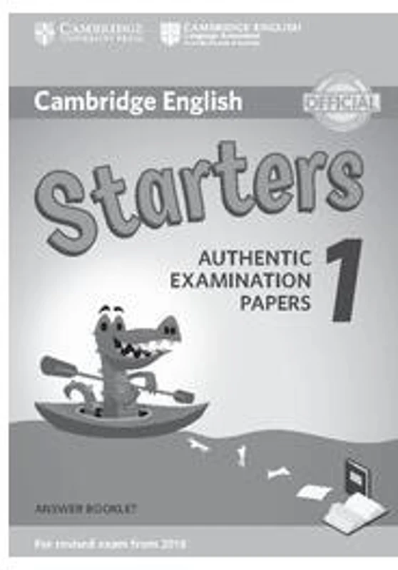 Cambridge English Starters 1 for Revised Exam from 2018 Answer Booklet - Paperback brosat - J. M. Newsome - Cambridge