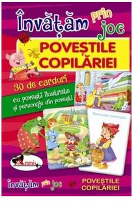 Învățăm prin joc Poveștile copilăriei. Cărți de joc educative (+6 ani) - Board book - *** - Aramis
