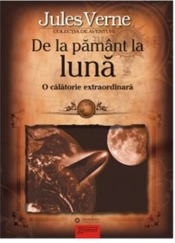 De la pământ la lună - Paperback brosat - Jules Verne - Gramar
