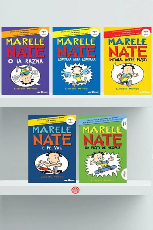 Pachet Seria Marele Nate (incomplet) - Paperback brosat - Lincoln Peirce - Arthur