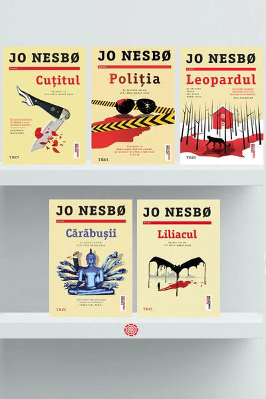 Pachet Seria Harry Hole (Incomplet) - Paperback brosat - Jo Nesbø - Trei