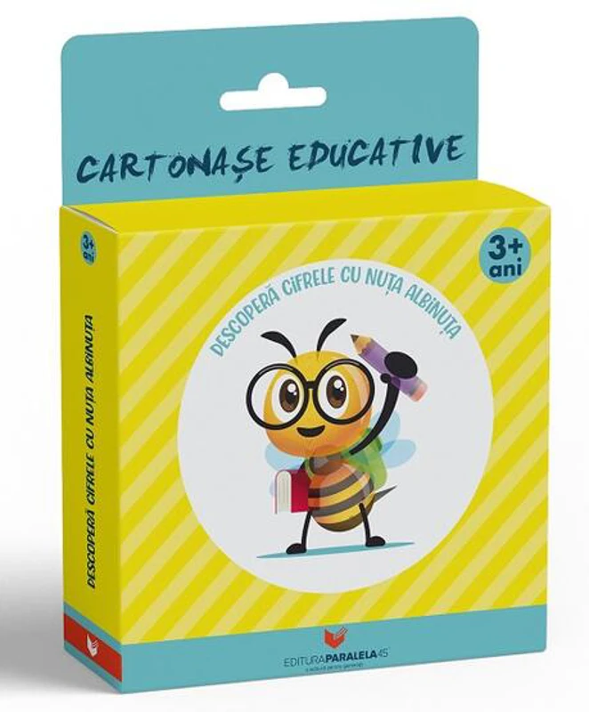 Descoperă Cifrele cu Nuța Albinuța - Paperback - Paralela 45 educațional