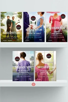 Pachet Seria Bridgerton 1 (incomplet) - Paperback brosat - Julia Quinn - Litera