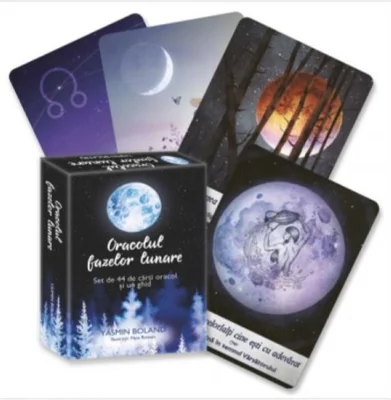 Oracolul fazelor lunare. Set de 44 de carti oracol si un ghid - Yasmin Boland