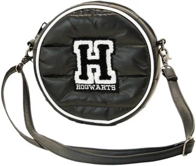 Harry Potter-Borsetă rotundă Bag H neagră