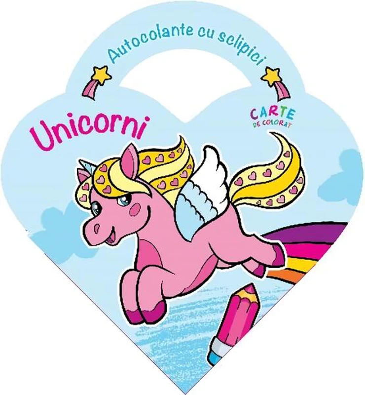 Autocolante cu sclipici - Unicorni - Paperback brosat - *** - Prut