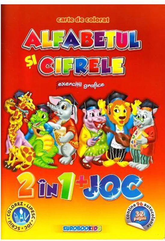 Alfabetul și cifrele - Paperback - Eurobookids