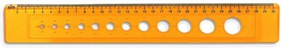 Șablon 30 cm, 12 cercuri Rio - ***