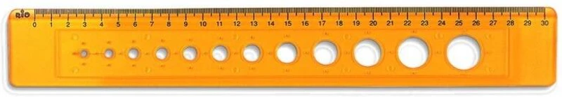 Șablon 30 cm, 12 cercuri Rio - ***