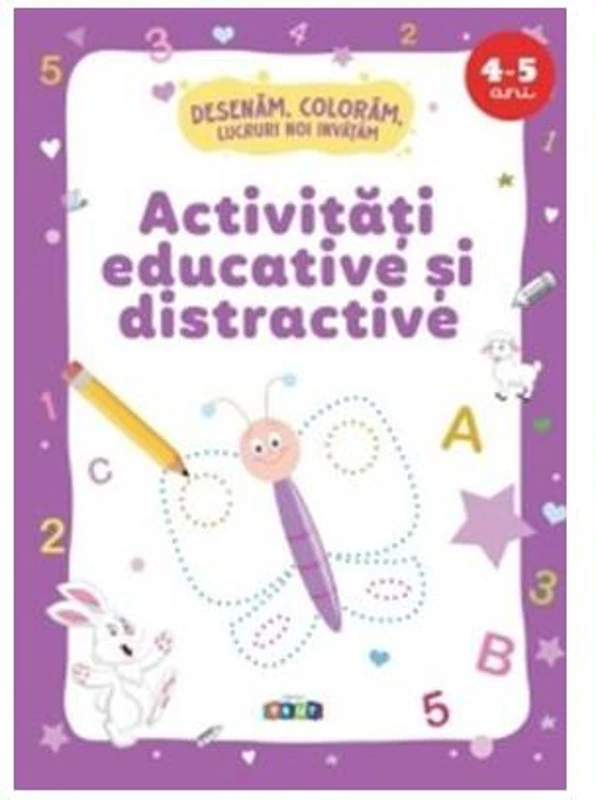 Activități educative și distractive 4-5 ani - Paperback brosat - Prut