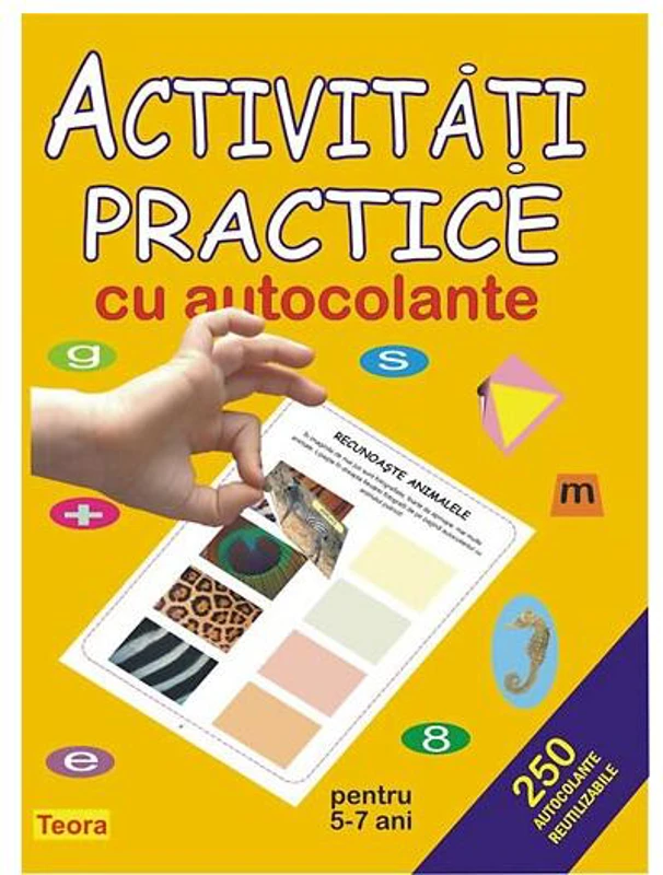 Activități practice cu autocolante 5-7 ani - Paperback brosat - *** - Teora