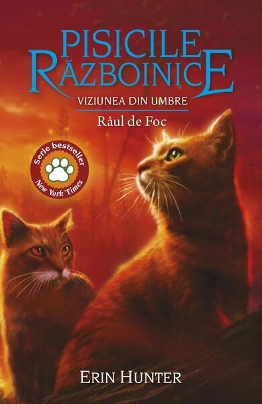 Pisicile războinice. Viziunea din umbre. Râul de foc (Vol. 35) - Paperback brosat - Erin Hunter - Galaxia Copiilor
